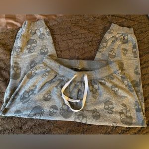Skull print joggers